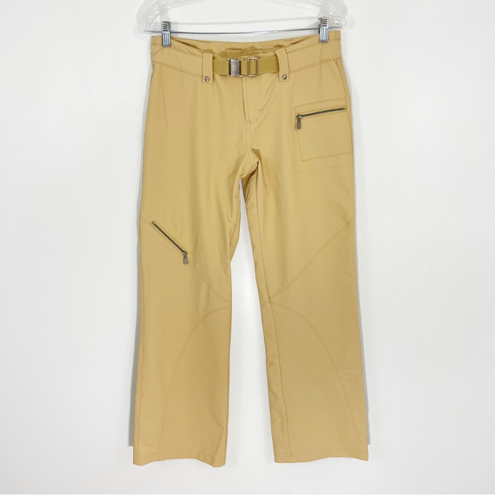 ATHLETA Belted Zip Ski Pants Outdoor Hiking Size 6